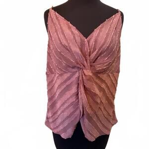 Entro Silky Twist Front Tank Cinnamon L